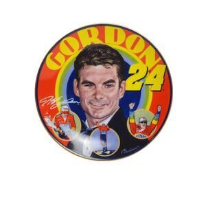 Vintage 1998 JEFF GORDON 24 Collectors Plate #2452B Hamilton Collection Champion